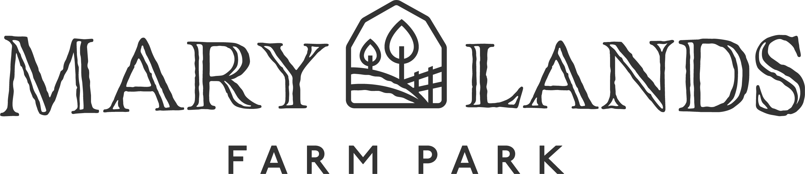 Black Marylands farm park logo