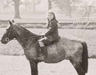 Alison on family’s Marylands Farm in England